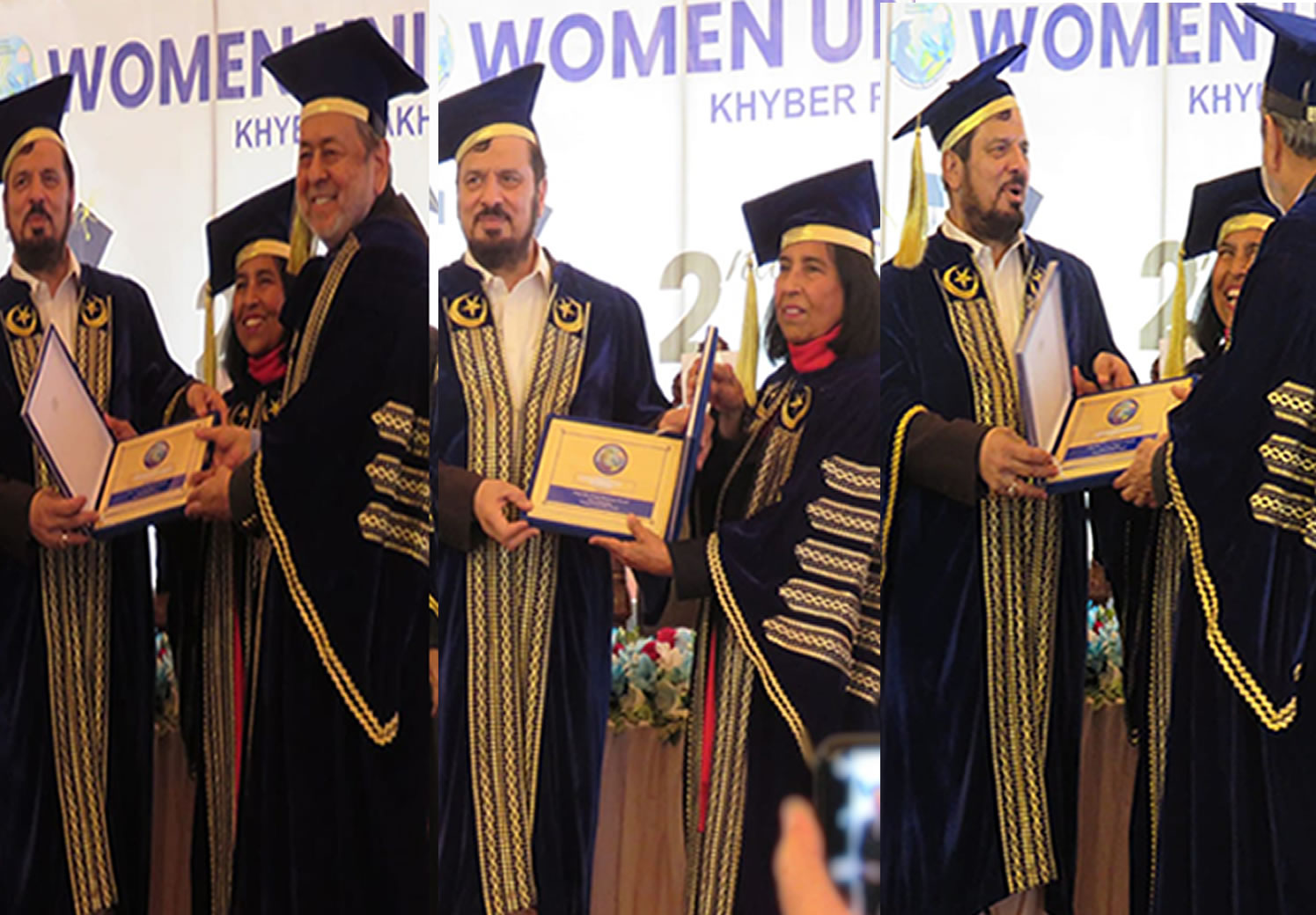 The 2nd Convacation held at Women University Swabi on 31 Jan 2023.Governor Khyber Pakhtunkhwa Haji Ghulam Ali awards Degrees to the Students of Women University Swabi