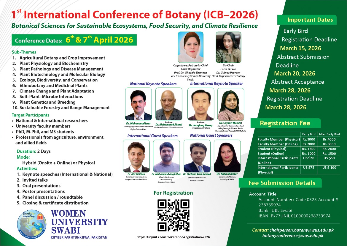 First international botany conference